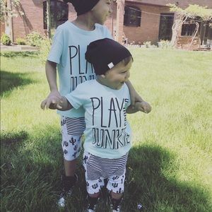 Cactus strip harem shorts for boys